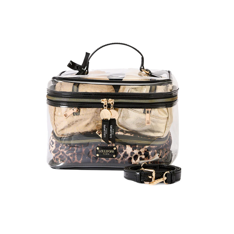 Lollipops makeup bag black
