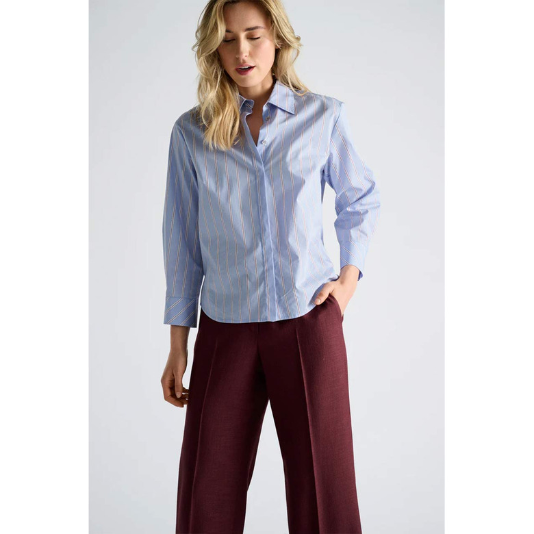 Marie Mero blouse blue 2