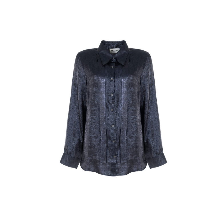 Nathalie Vleeschouwer bluse blau 1