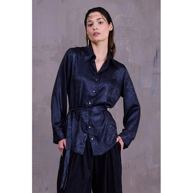 Nathalie Vleeschouwer bluse blau 2