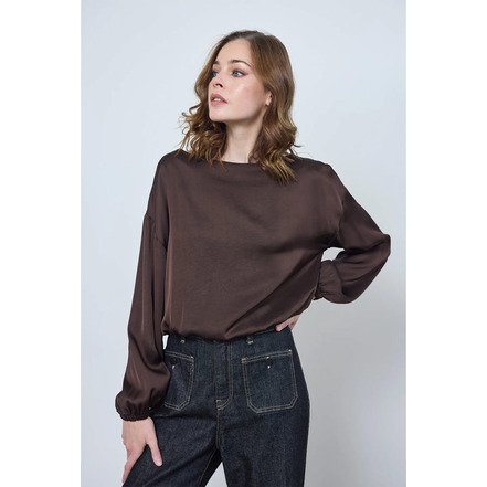 Love At Me blouse bruin