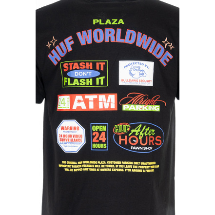 Huf t-shirt noir