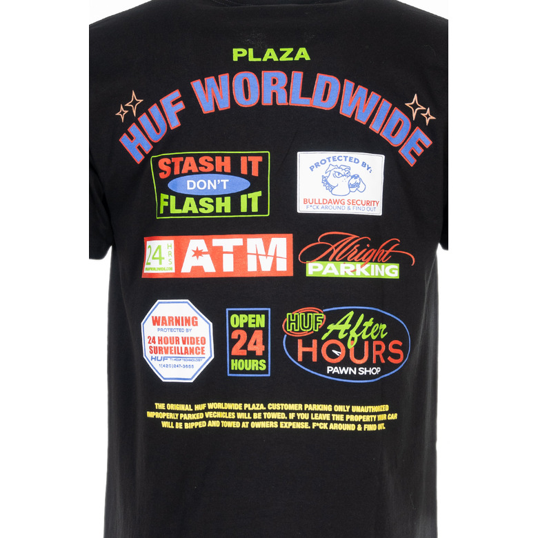 Huf t-shirts black 2