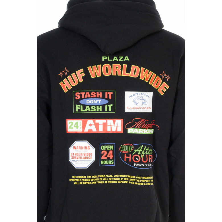Huf hoodie black 2
