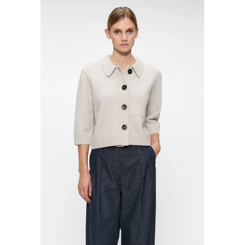 Zenggi cardigan lightbrown 2