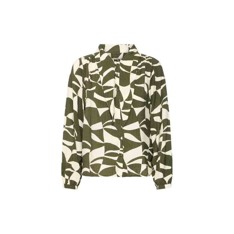 Ichi blouse green 1