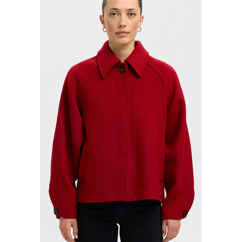 Selected Femme vest red 2
