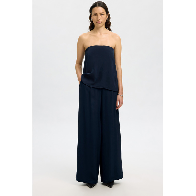 Selected Femme trousers blue 2
