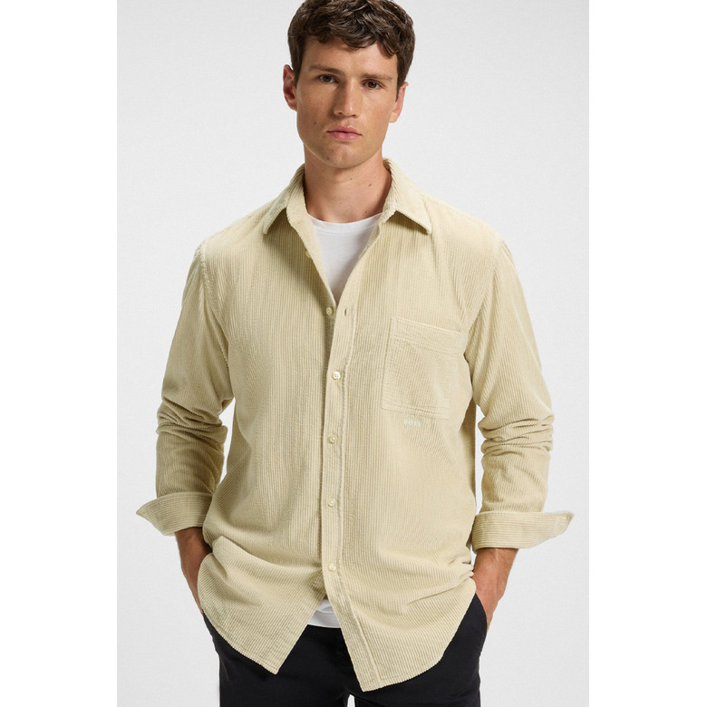 Boss shirt lightbrown 2