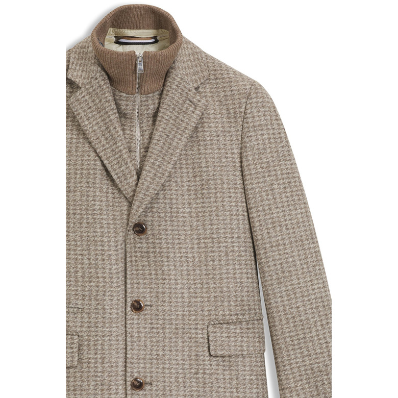Boss coat lightbrown 2