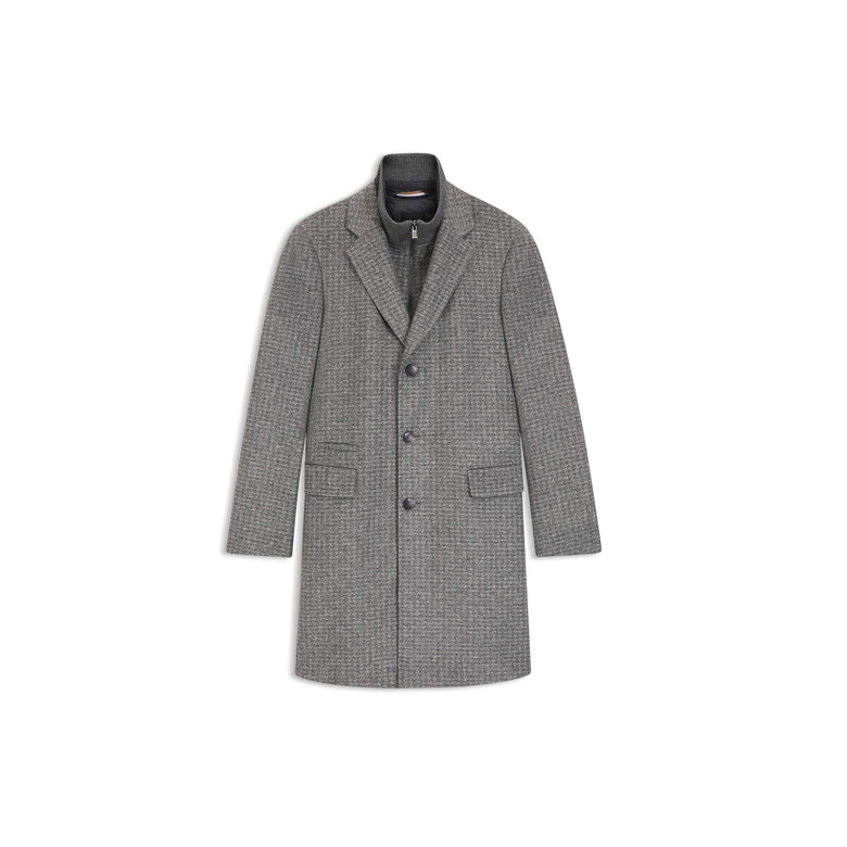 Boss coat grey 1