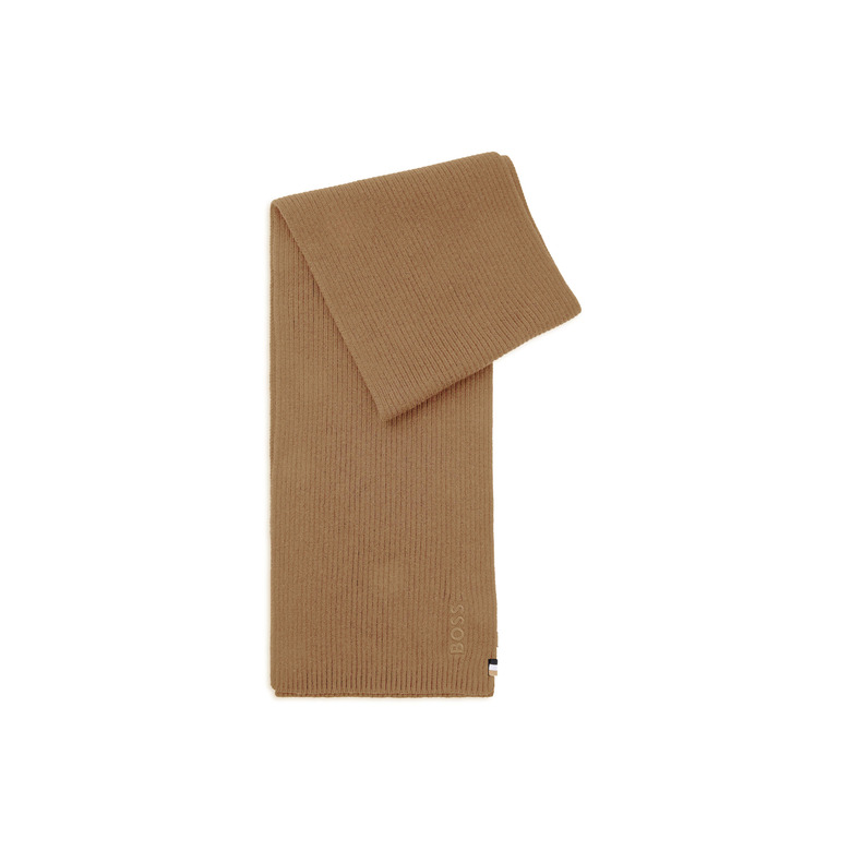 Boss scarf camel