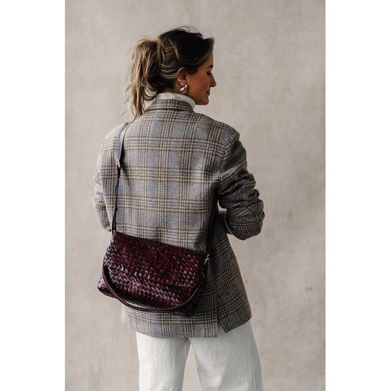 Allan K shoulder bag bordeaux 2