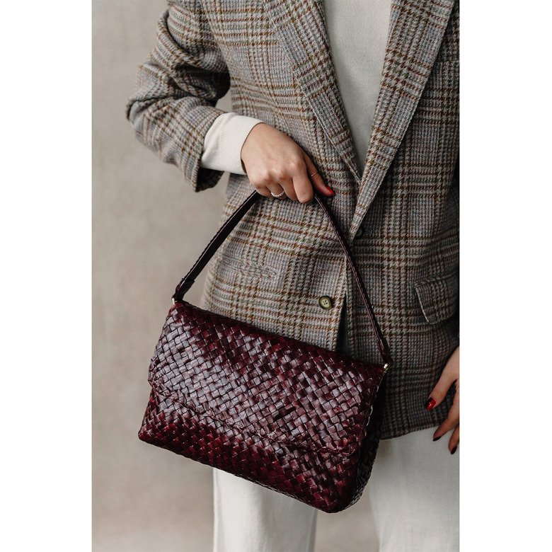 Allan K shoulder bag bordeaux 3