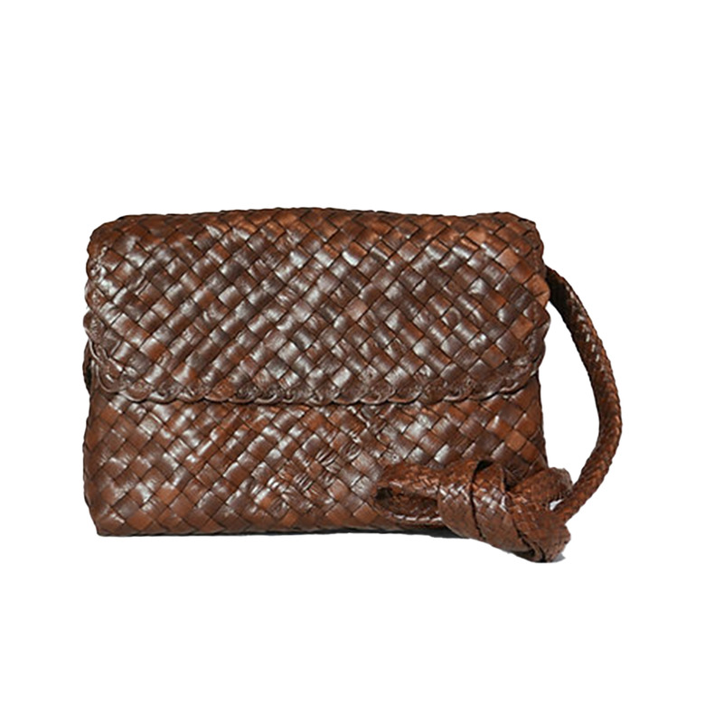 Allan K crossbody brown
