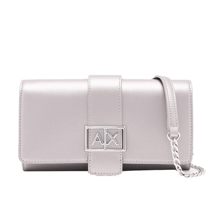 Armani Exchange sac bandoulière argent
