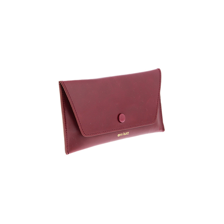 Ann Kurz wallet bordeaux 2