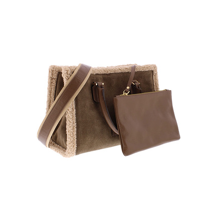 Carol J. sac à main taupe