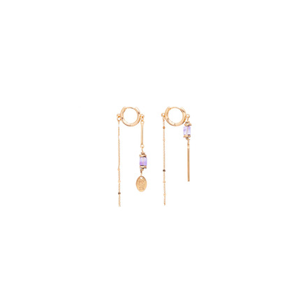Murielle Perrotti boucles d'oreilles or