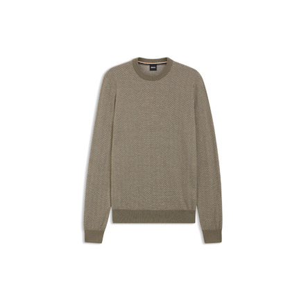 Boss trui taupe