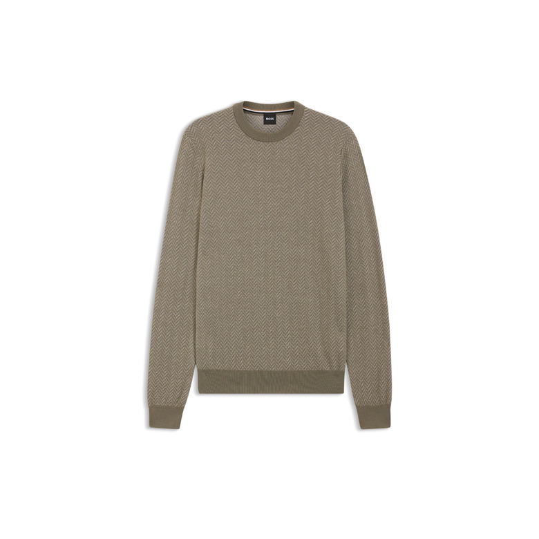 Boss trui taupe 1