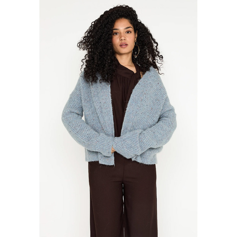 The Bellamy Gallery cardigan blue 2