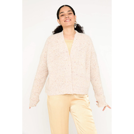 The Bellamy Gallery cardigan ecru
