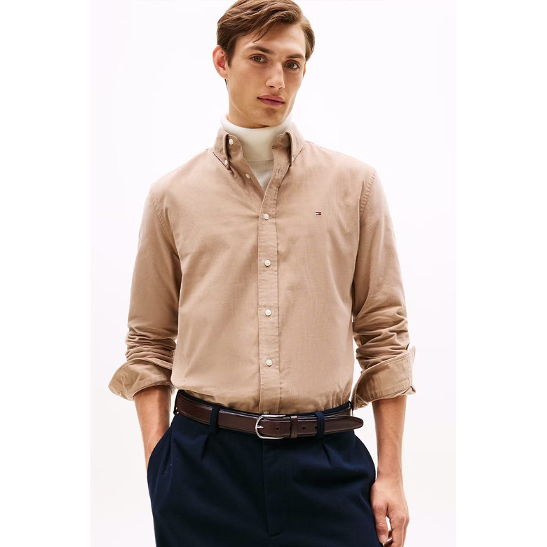 Tommy Hilfiger shirt lightbrown 2