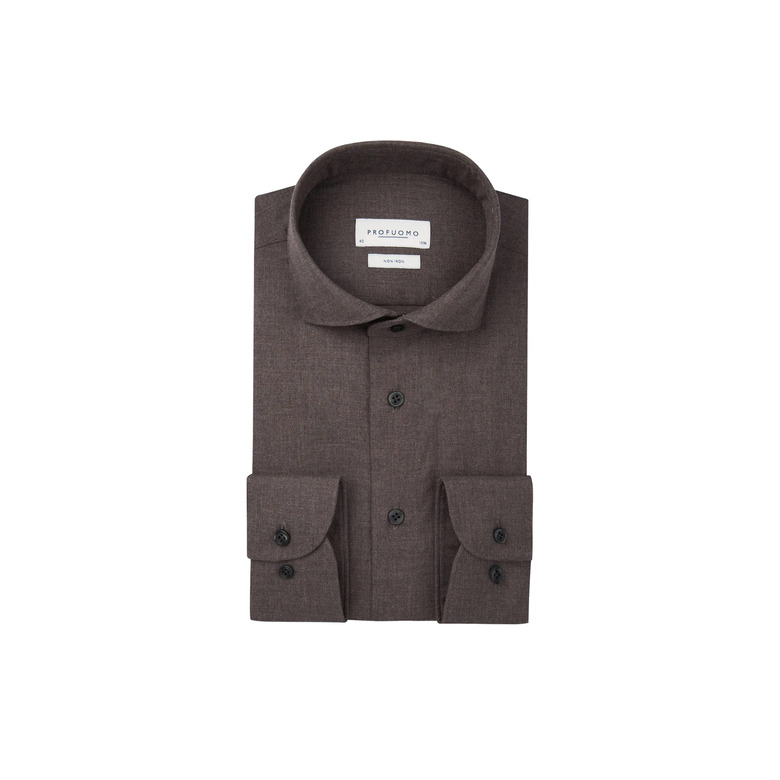 Profuomo chemise brun 1