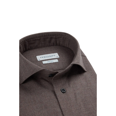 Profuomo hemd bruin
