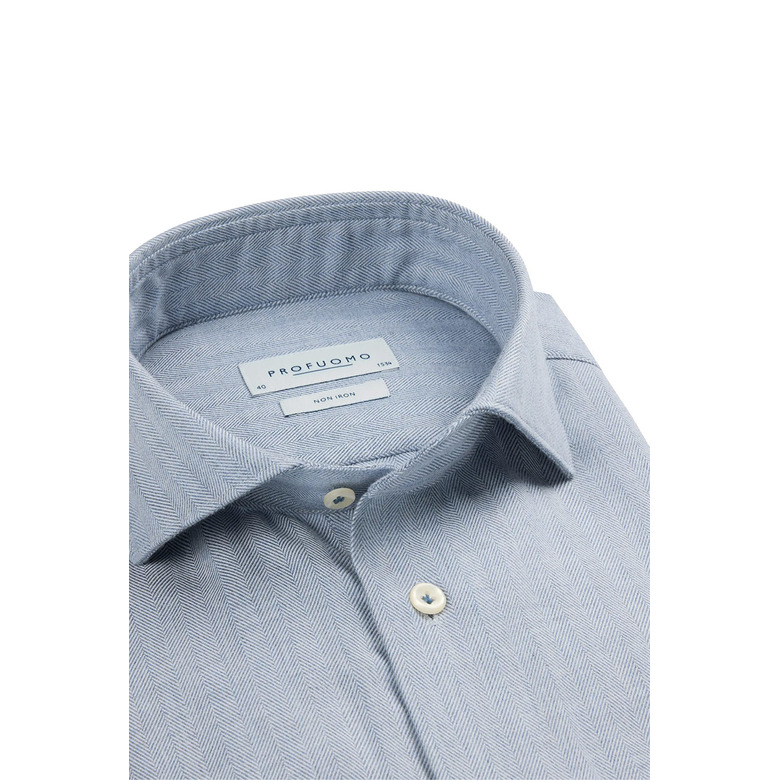Profuomo shirt blue 2