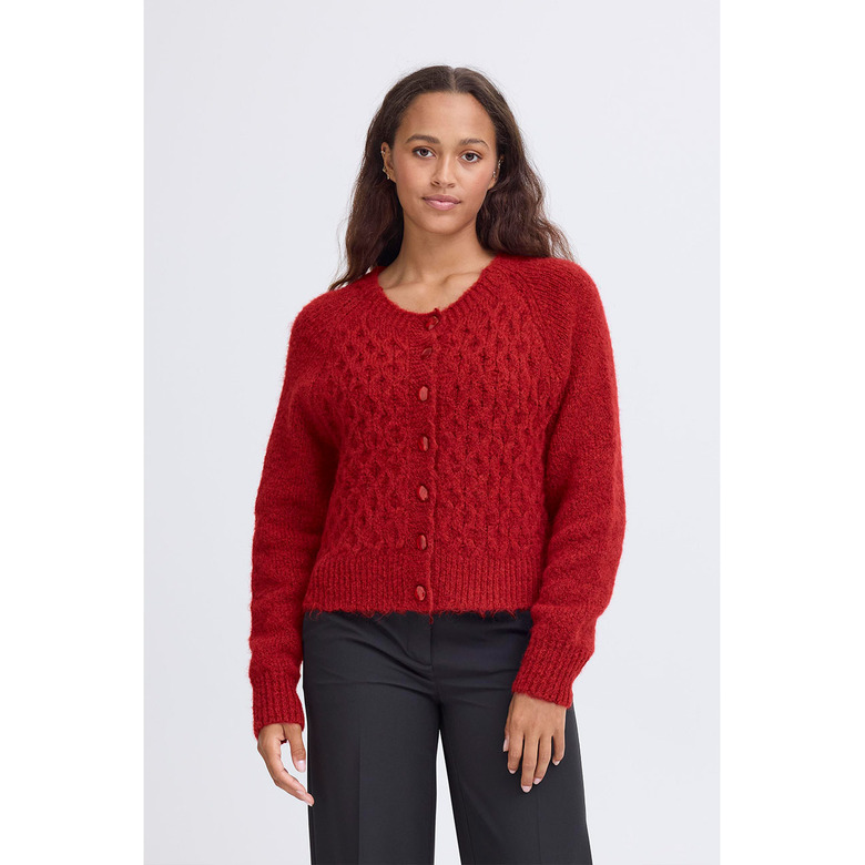 Ichi cardigan rood 2