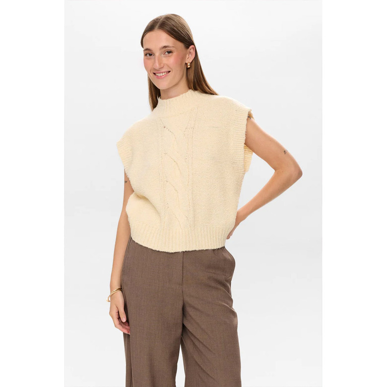 Numph sweater ecru 2