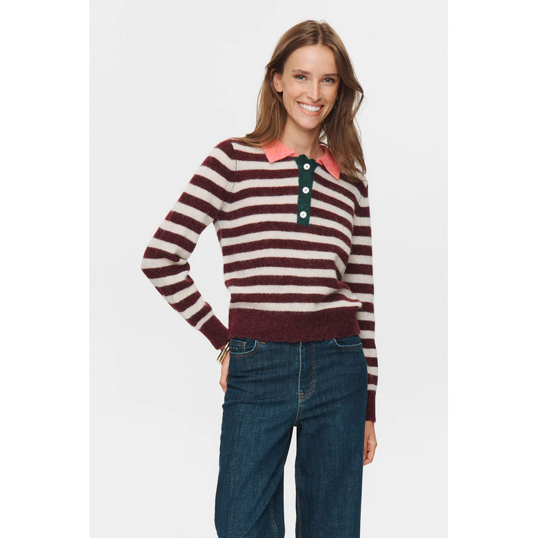 Numph sweater bordeaux 2
