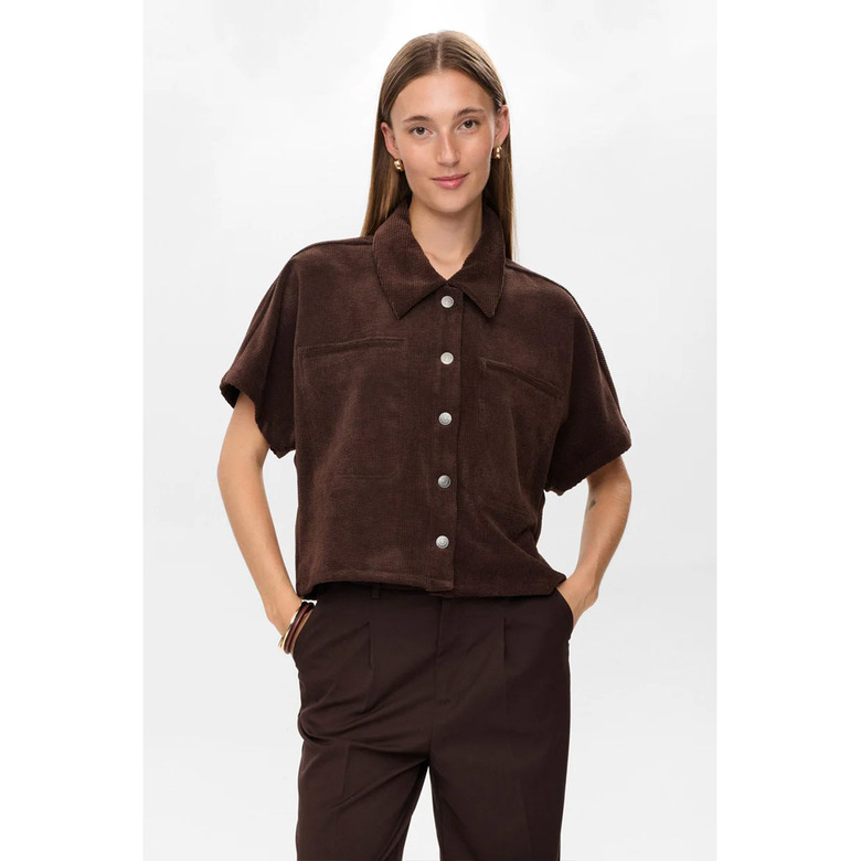 Numph blouse bruin 2