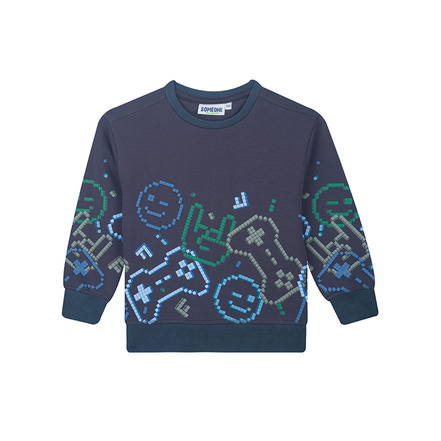Someone Kids sweater grijs