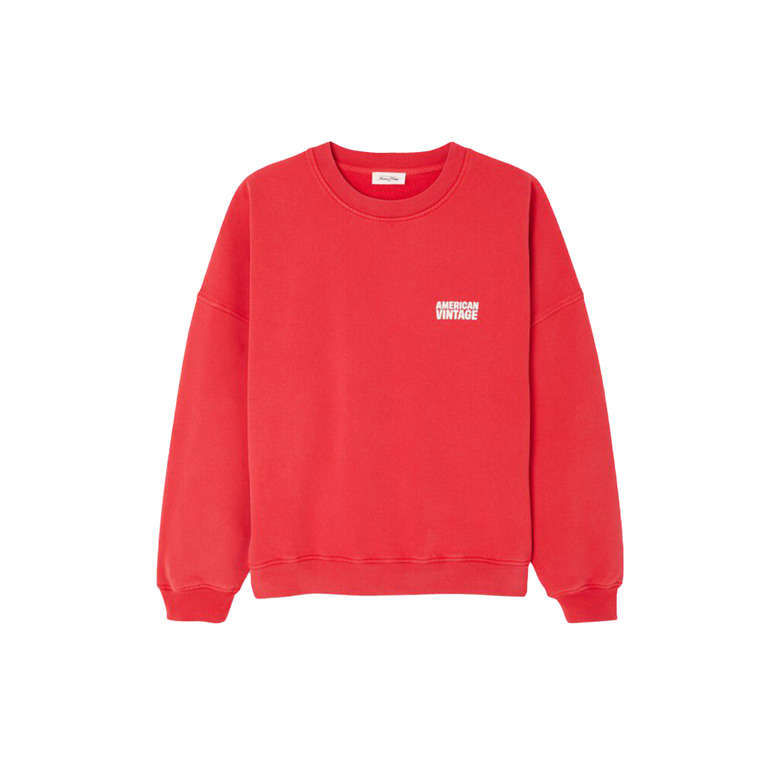 American Vintage trui rood 1