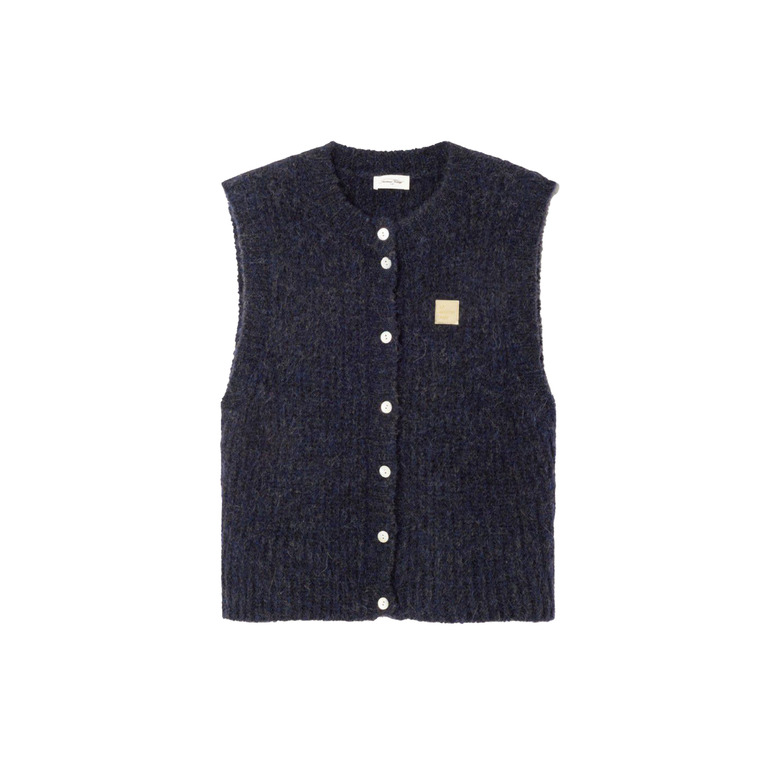American Vintage cardigan blauw 1