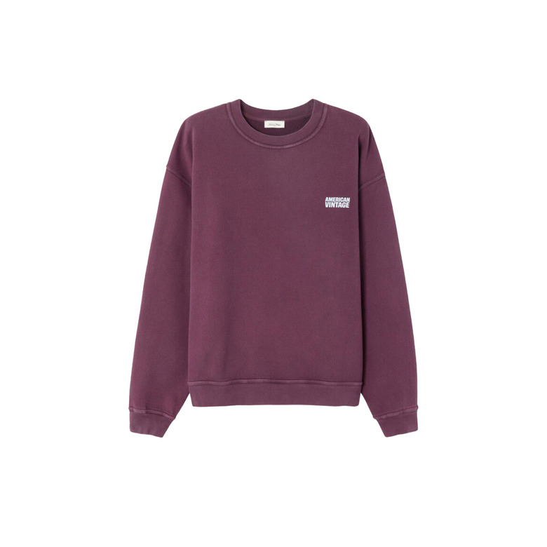 American Vintage sweater paars 1
