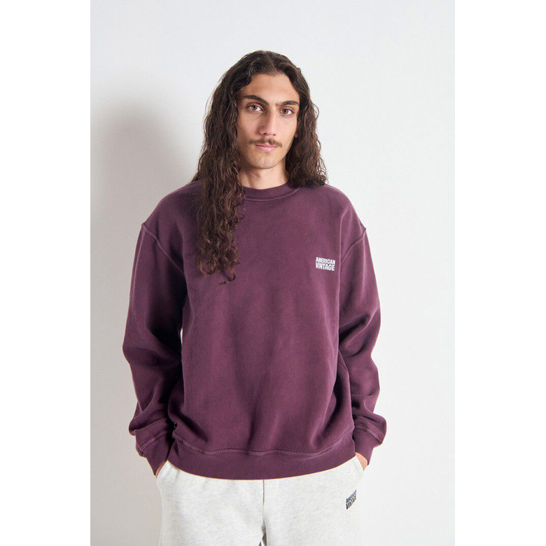 American Vintage sweater paars 2