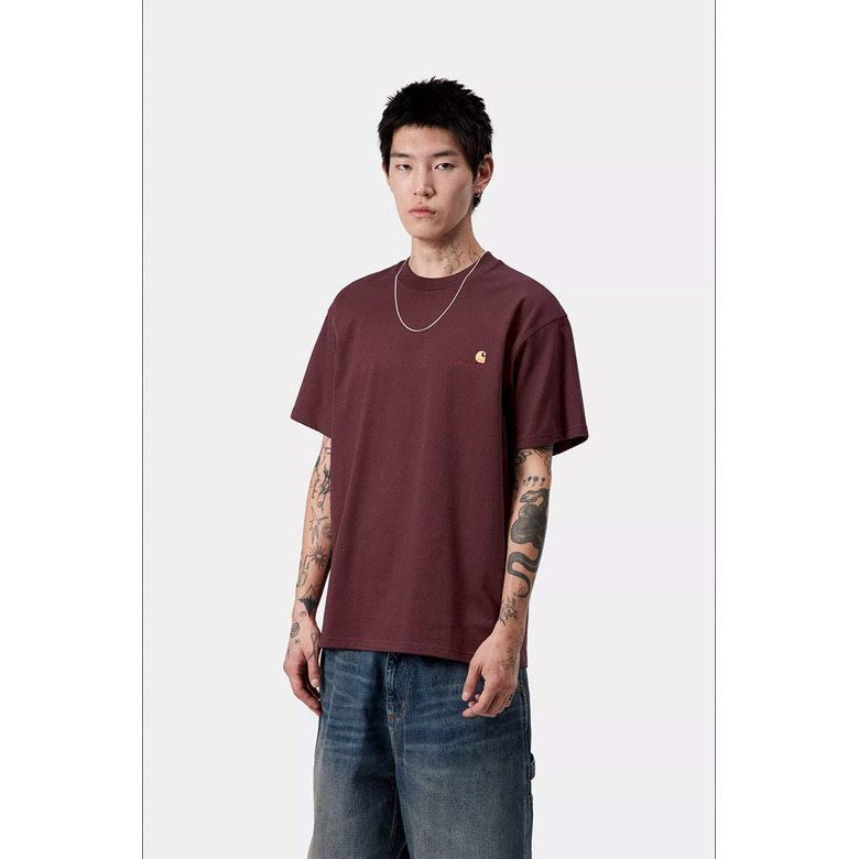 Carhartt Wip t-shirt bordeaux 2