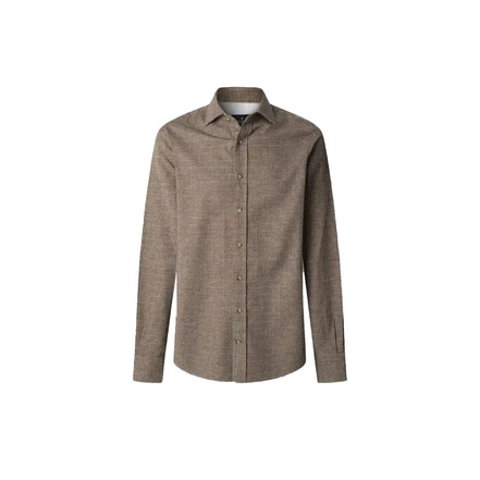 Hackett hemd bruin