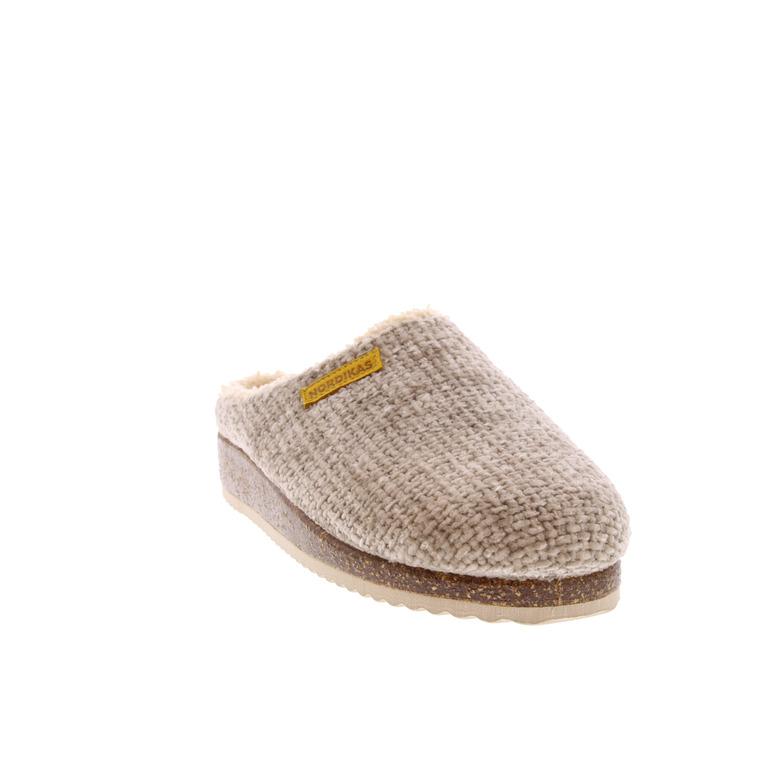 Nordika's pantoufles beige 2
