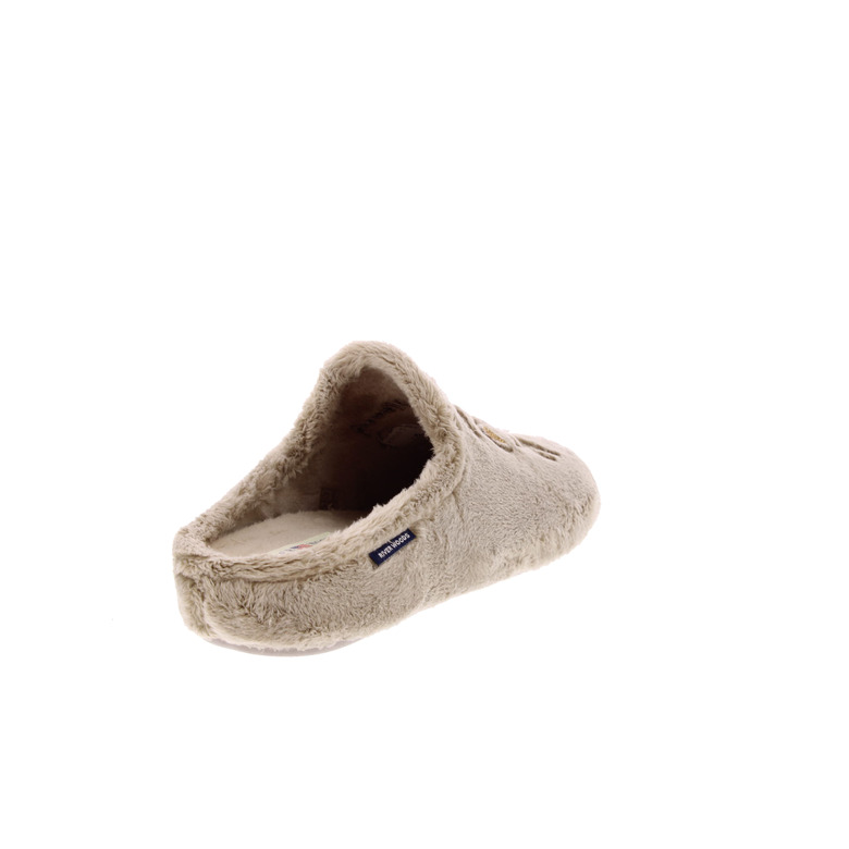 Riverwoods pantoffeln taupe 4