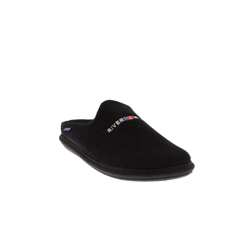 Riverwoods pantoffeln schwarz 2