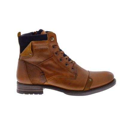 Redskins hoge schoenen cognac