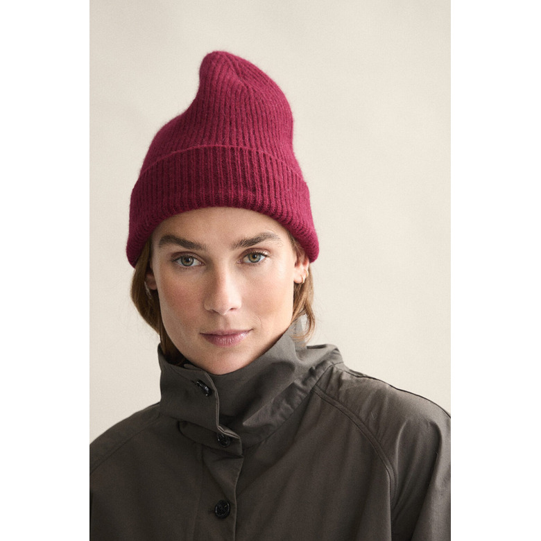 Le Bonnet mütze bordeaux 2