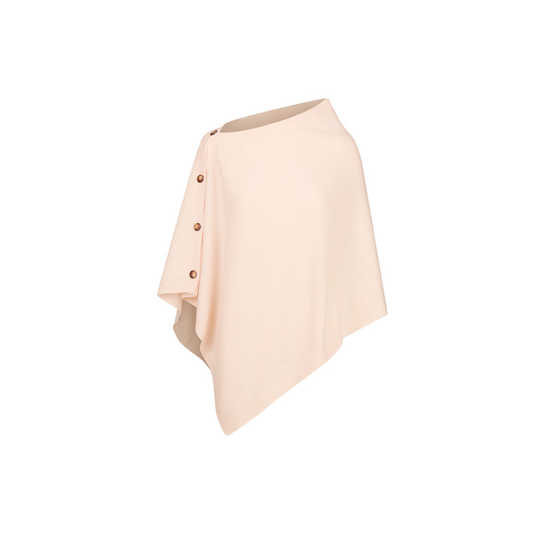 Les Cordes poncho ecru 1