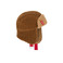 Hello Hossy beanie brown 1