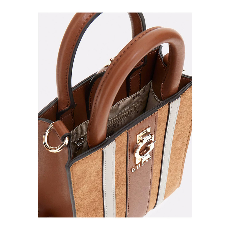 Guess handtasche cognac 3